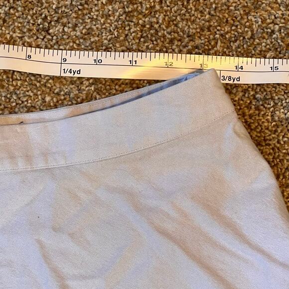 Vineyard Vines Border Stripe Oxford Swing Skirt.  Blue/Yellow.  Size 0 - Picture 4 of 7